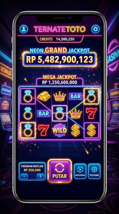 Tampilan antarmuka pengguna ternatetoto yang ramah bagi pengguna.